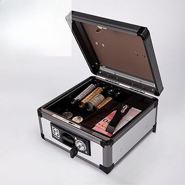 ホワイトキャッシュボックス 2列4段 ダイヤル式・鍵式8人用 壁固定